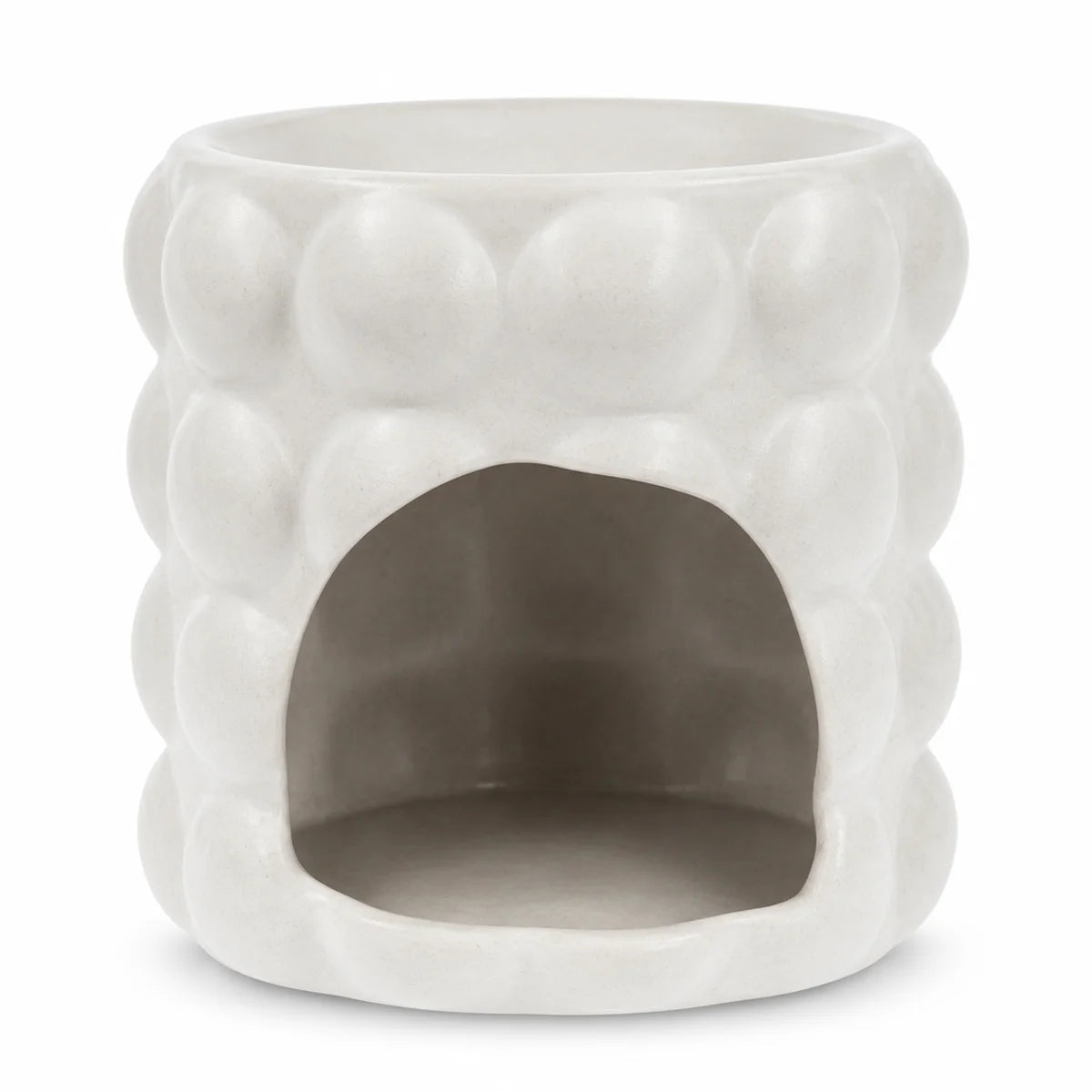 Brûle parfum Bubble Blanc Scentchips en céramique pour cire parfumée