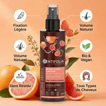 Brume fixante Centifolia 200ml volume naturel sans résidu bio vegan tous cheveux