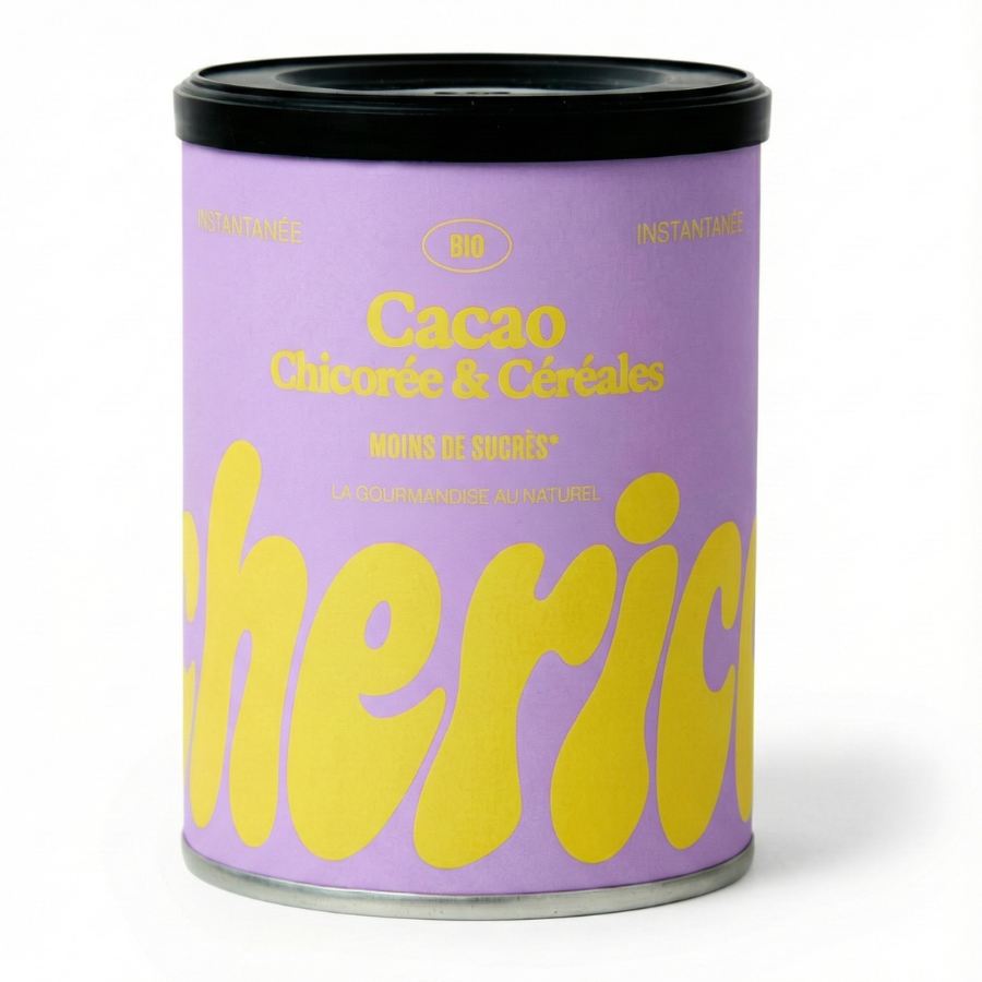 Une boite de cacao chérico de 90g.