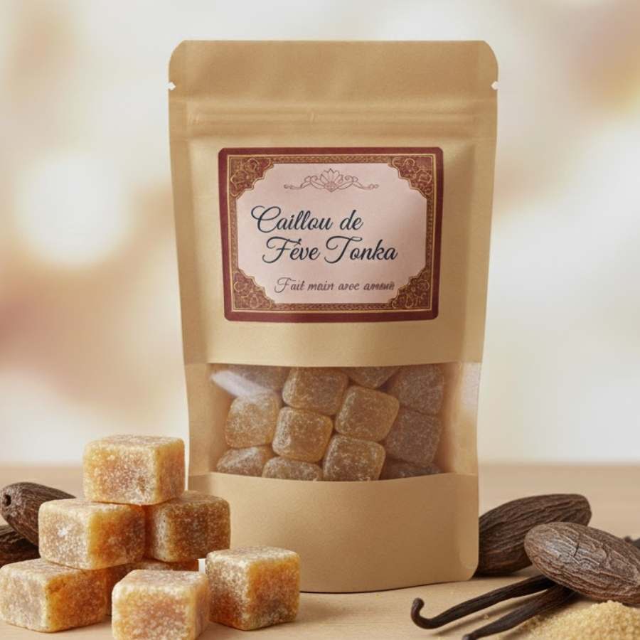 Cailloux Fève De Tonka - Parfum Solide - Jardin de mon Grand Père