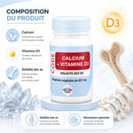 Calcium + Vitamine D3 60 gélules Laboratoire Code avec composition, santé osseuse et absorption optimale
