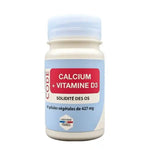 Pilulier de 60 gélules de Calcium + vitamine D3 pour la solidité des os de la marque Laboratoire Code. 