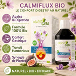 Calmiflux Bio 200ml Alphagem - Bouteille avec bénéfices digestifs et formule 100% biologique