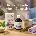 Calmiflux bio 200ml Alphagem avec herbes et tisane pour sérénité digestive