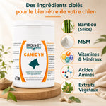 Canidyn supplément nutritionnel chien 110g Ergyvet avec ingrédients bambou MSM vitamines minéraux