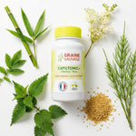 Capiltonic+ 90 gélules Graine Sauvage avec ingrédients naturels : bambou, ortie, prêle et levure