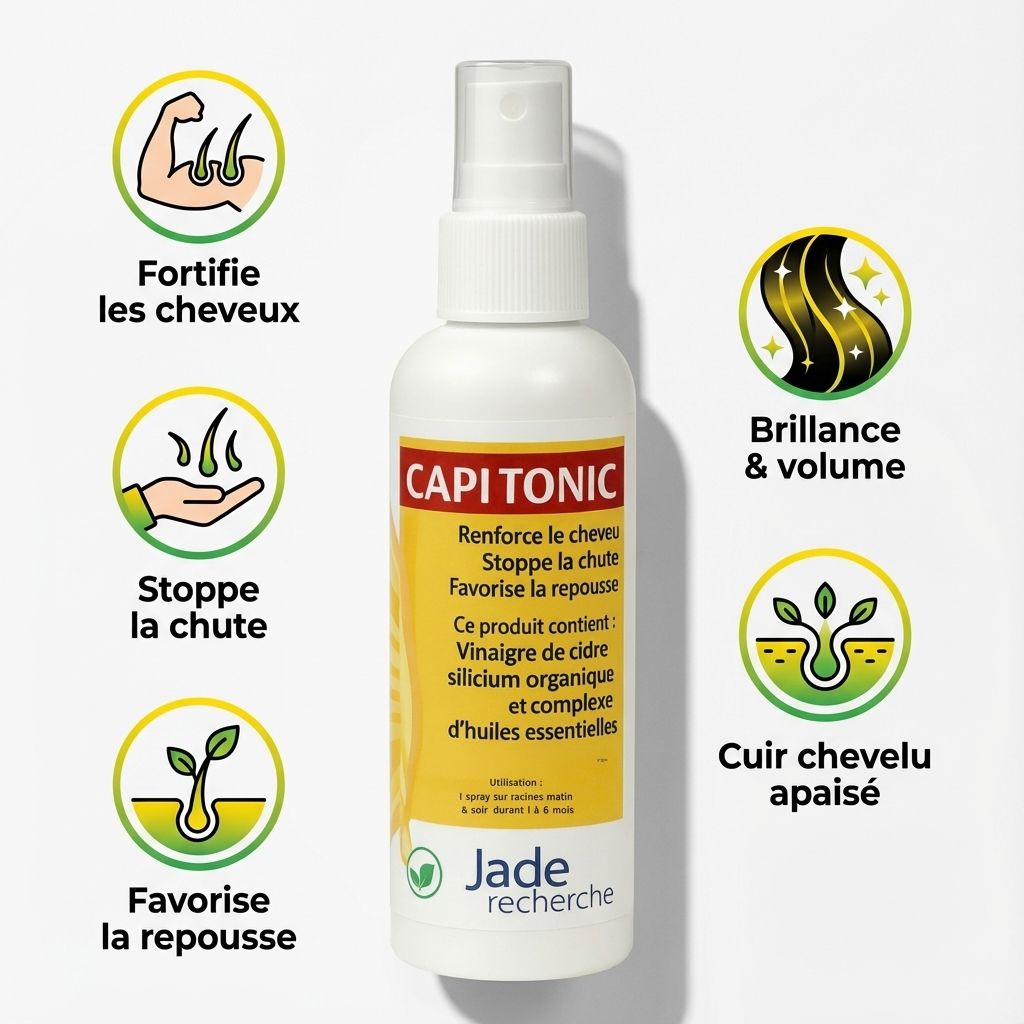 Capitonic 125ml sérum anti-chute repousse cheveux Jade Recherche avec bénéfices