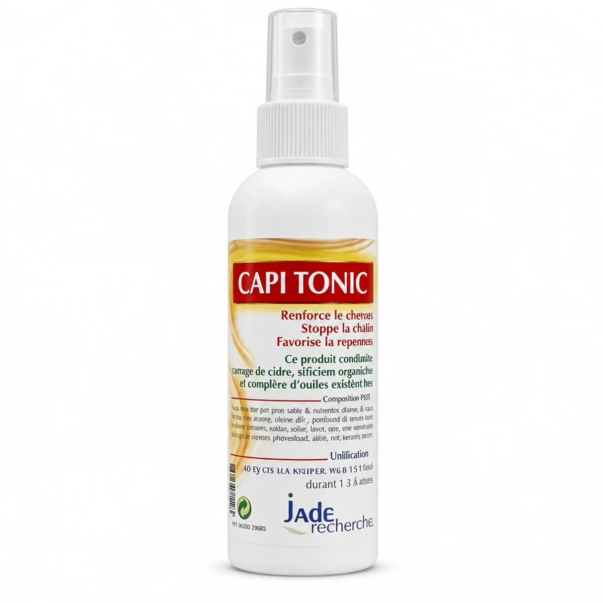Capitonic spray anti-chute repousse cheveux 125ml Jade Recherche flacon blanc