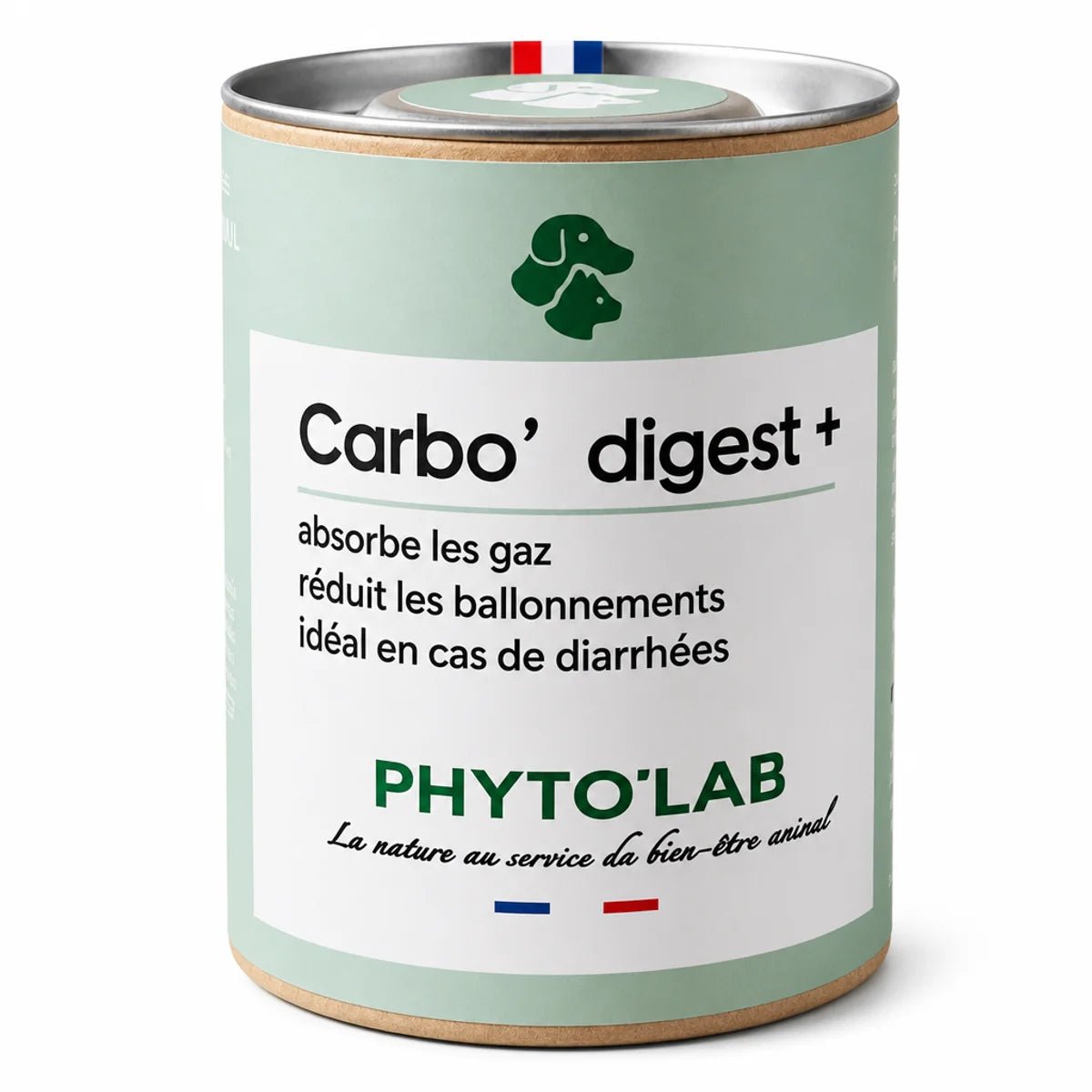 Carbo'digest + charbon végétal 90 gélules pour chien et chat Phyto'Lab