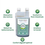 Carbo'Stop Cheval 1L Naturacheval - Désordres intestinaux, absorption toxines, transit digestif