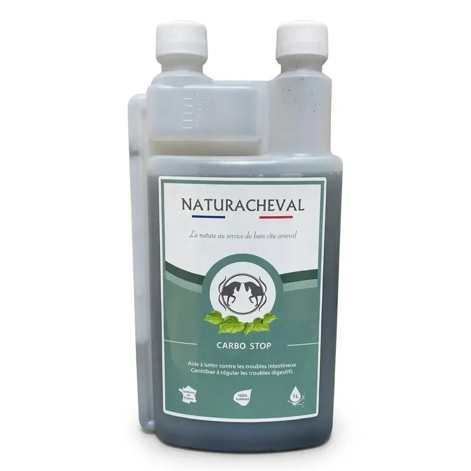 Carbo'Stop Cheval 1L - Supplément digestif Naturacheval pour désordres intestinaux équins