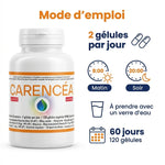 Carencéa Jade Recherche supplément Vitamine D3/K2 Magnésium B6 avec posologie 2 gélules jour