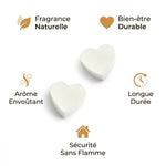 Carré d'Ambre Cachemire ByBazz coeur 25g bien-être naturel sans flamme