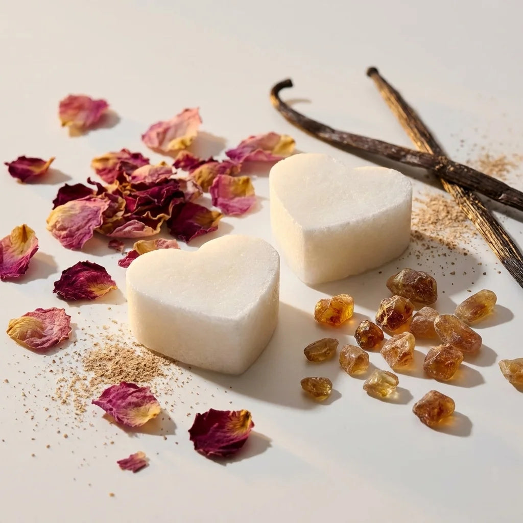 Carré d'Ambre Cachemire ByBazz cœur 2x25g avec ingrédients naturels