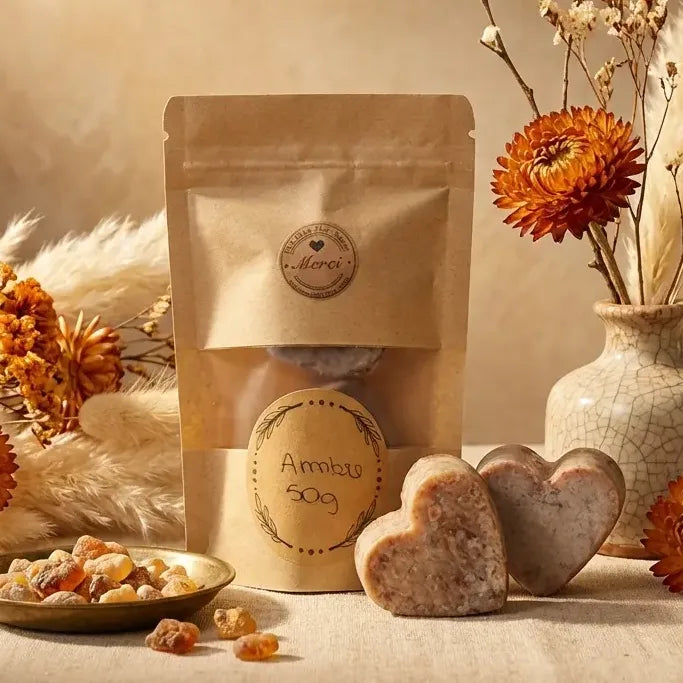 Carré d'Ambre Coeur ByBazz 2x25g - Parfum solide artisanal luxe
