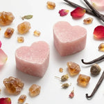 Carré d'Ambre Lys cœur 25g ByBazz avec ingrédients naturels et pétales de rose