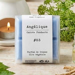 Un paquet de quatre carrés fondants Drake à la senteur Angélique