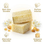 Carrés d'Ambre Jasmin ByBazz - Carrés fondants parfumés avec bénéfices bien-être naturel