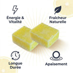Carrés de citron fondants HomeBreeze avec bénéfices énergie, fraîcheur et apaisement