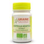 Centella Asiatica Bio Graine Sauvage - Flacon 60 gélules pour vivacité intellectuelle