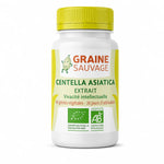 Flacon Centella Asiatica Bio 60 gélules Graine Sauvage avec certification biologique