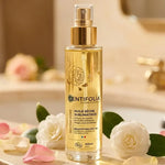 Centifolia Huile Sèche Sublimatrice 100ml dorée avec fleurs de rose et camélia
