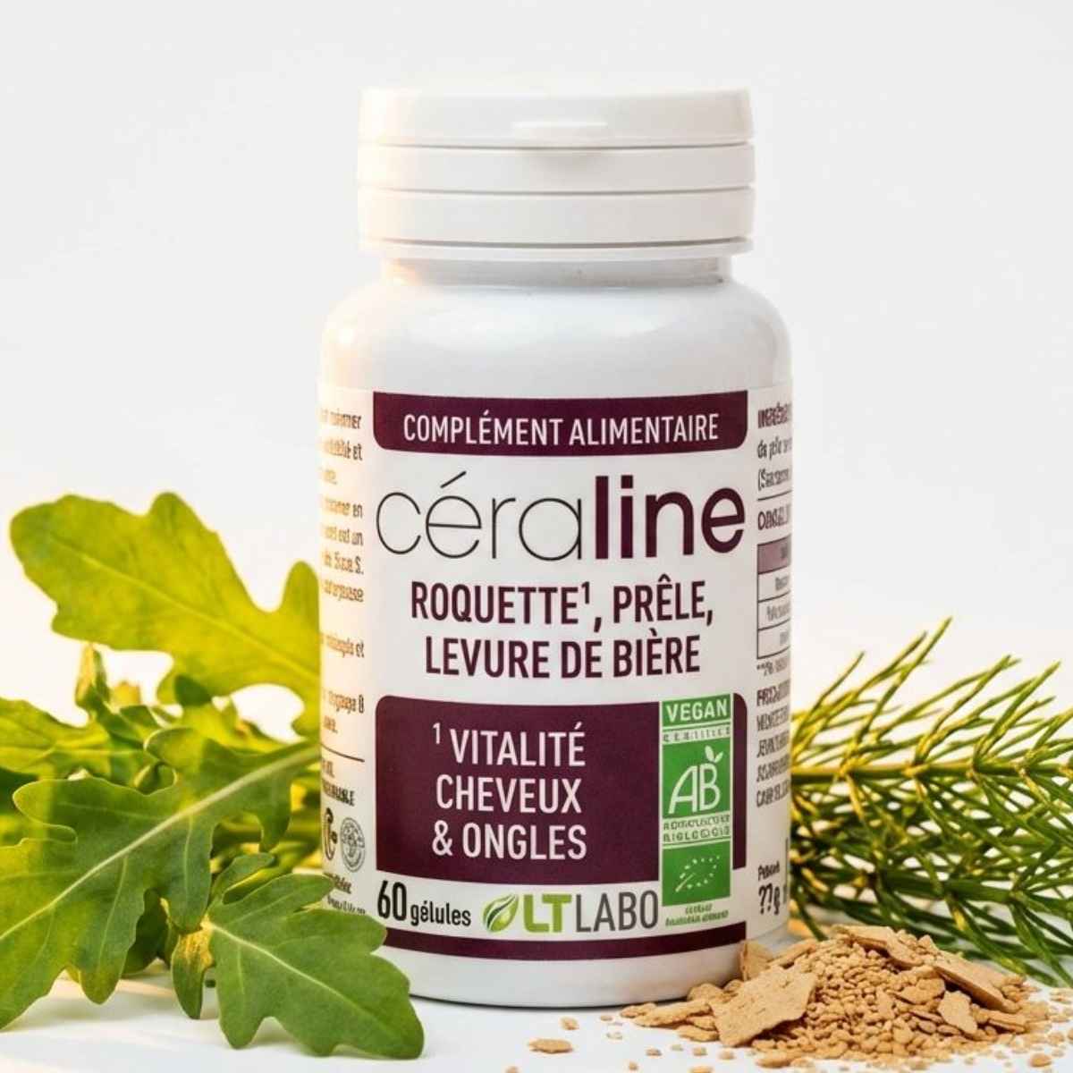 Céraline 60 gélules complément alimentaire pour la vitalité, cheveux et ongles