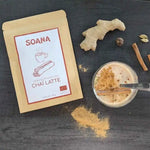 Sachet de chaï latte de la marque Soana