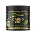 Charbon végétal activé CARBO 1000 150g SFB Laboratoires en pot noir et or