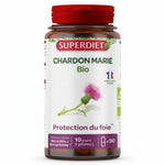 Flacon Chardon Marie Bio 90 gélules Superdiet en verre ambré, complément alimentaire naturel