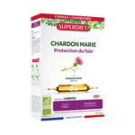 Une boite de Chardon Marie Bio de 20 ampoules de 15 ml de Superdiet