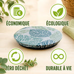 Charlotte alimentaire ronde Taille L Angie Be Green - Housse écologique réutilisable zéro déchet