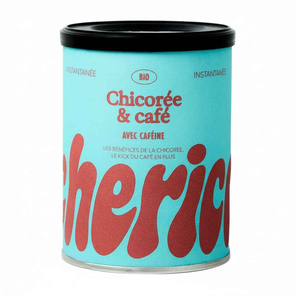 Une boîte de 80g de chicorée et café de la marque chérico.