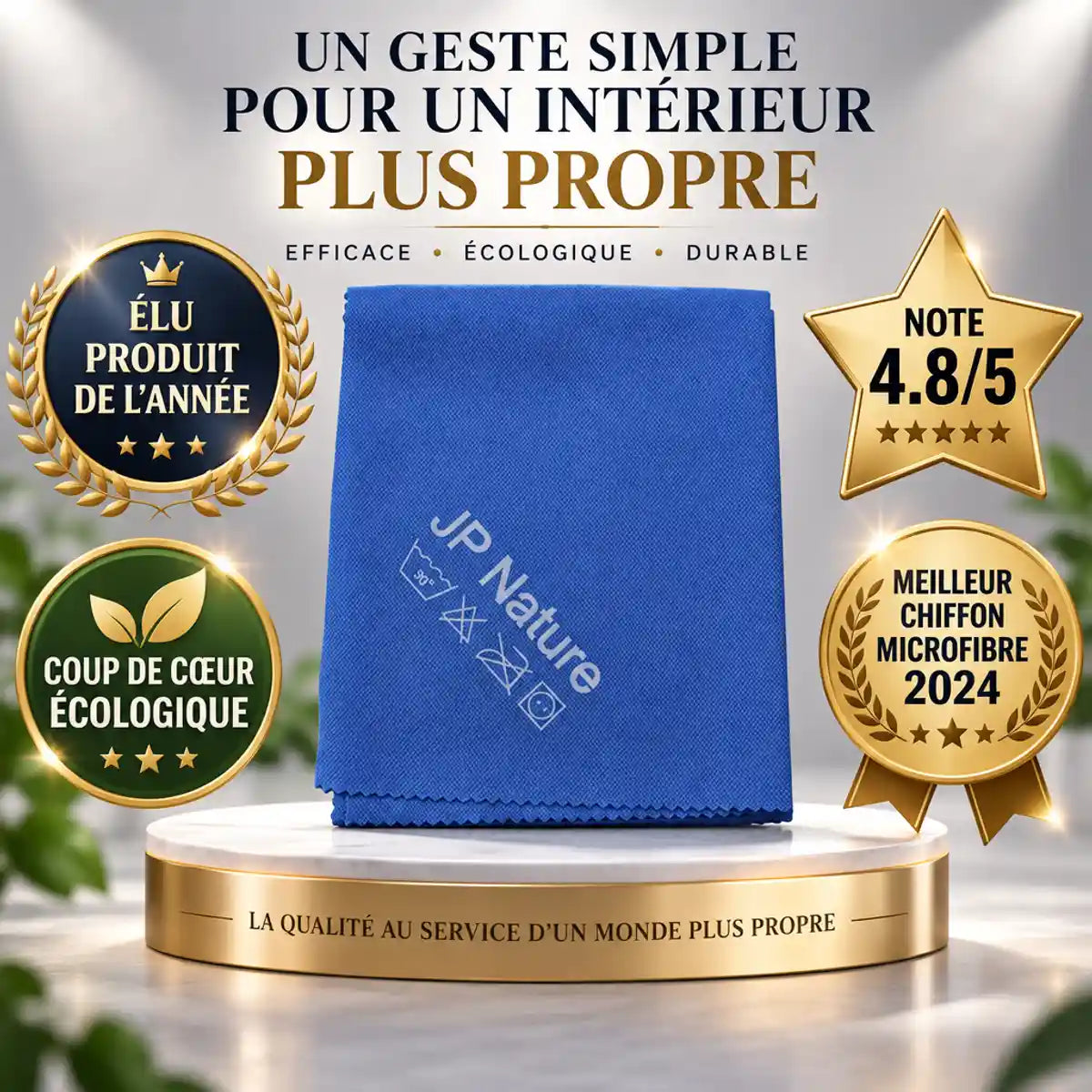 Chiffon Magique JP Nature Vitres avec récompenses - Meilleur produit 2024