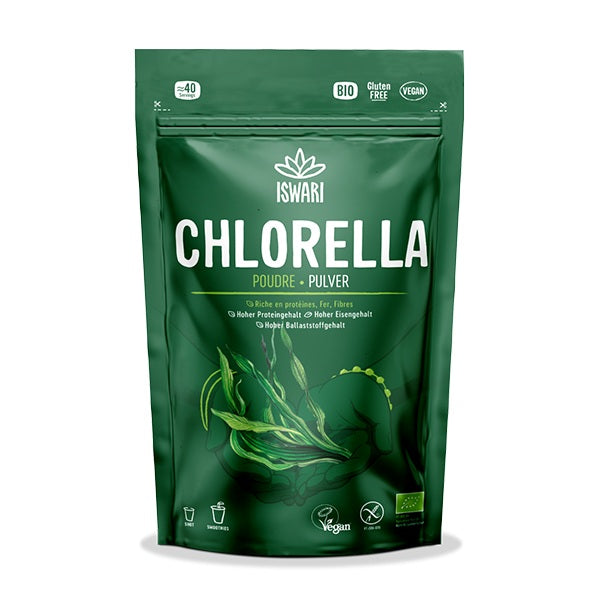 Chlorella en poudre bio 125 g - Iswari