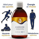 Chrome Catalyons flacon 500ml avec bénéfices santé pour sportifs et énergie vitale