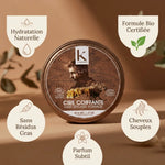 Cire coiffante bio K pour Karité 40 gr avec ses 5 bénéfices: hydratation naturelle, cheveux souples, formule certifiée