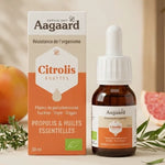 Citrolis Bio 30ml Aagaard - Flacon avec pamplemousse et plantes wellness