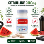 Citrulline 2000 mg 60 gélules Laboratoire Code - Oxygénation musculaire et endurance renforcée