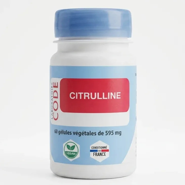 Citrulline 2000 mg 60 gélules Laboratoire Code complément alimentaire