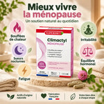 Climactyl ménopause Superdiet 30 gélules - bouffées de chaleur, sueurs nocturnes, fatigue