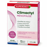 Climactyl complexe ménopause 30 gélules Superdiet - boîte packaging burgundy et blanc