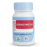 Bouteille Coenzyme Q10 ubiquinone 60 gélules Laboratoire Code, certifiée vegan et fabriquée en France