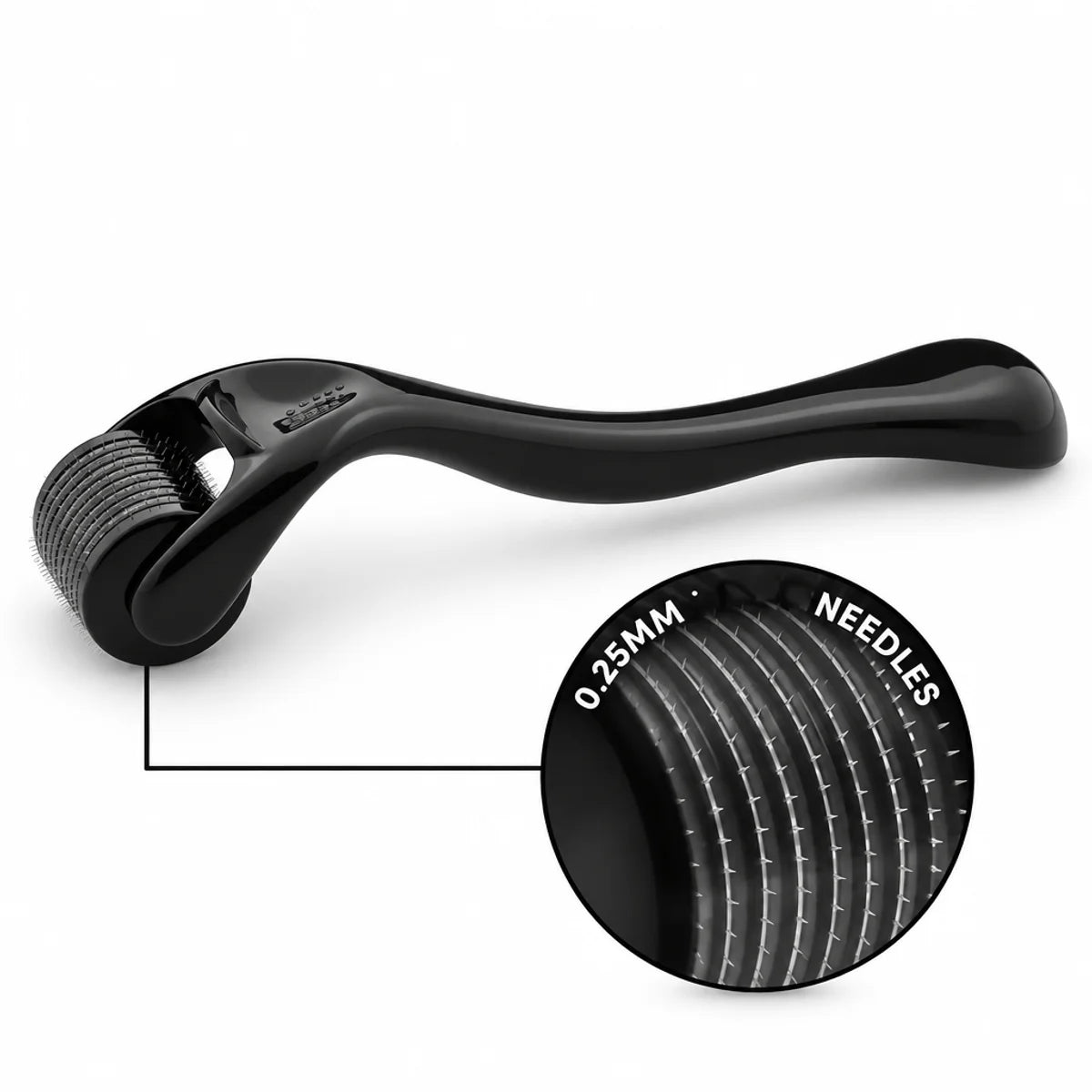Coffret soin barbe 4 en 1 avec derma roller acier inoxydable professionnel pour homme
