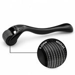 Coffret soin barbe 4 en 1 avec derma roller acier inoxydable professionnel pour homme