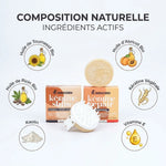 Coffret Trio Cocooning Lamazuna - Shampoing solide, masque et brosse bambou avec ingrédients naturels