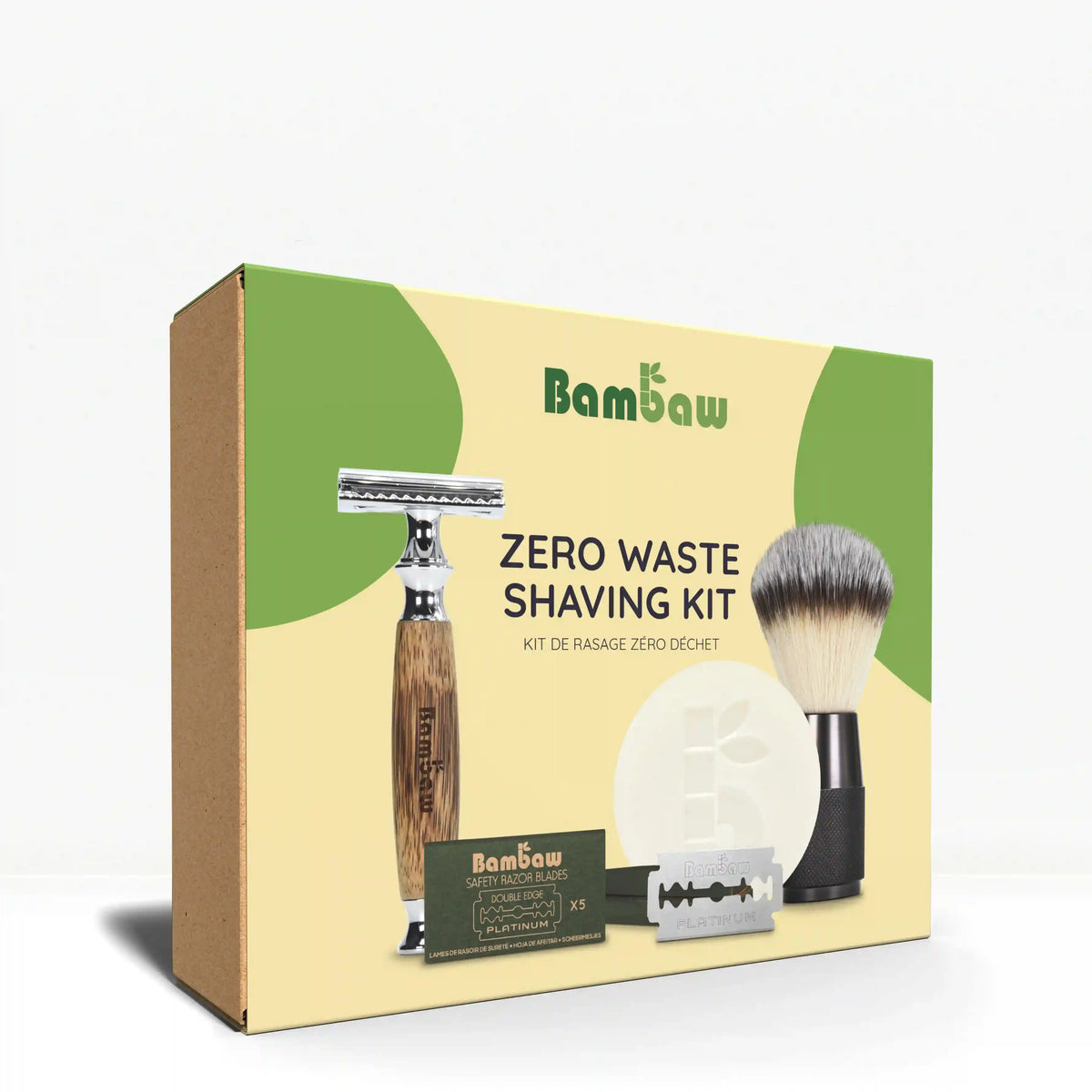 Un Coffret de rasage édition Bambou de 6 pièces de Bambaw
