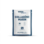 Sachet Collagène Marin Humble+ 5g blanc et bleu, complément alimentaire 30 doses