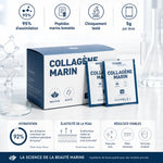 Collagène Marin Humble+ 30 doses sachets avec peptides marins brevetés et données d'assimilation