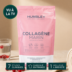 Collagène marin en poudre saveur fruits rouges de Humble + 